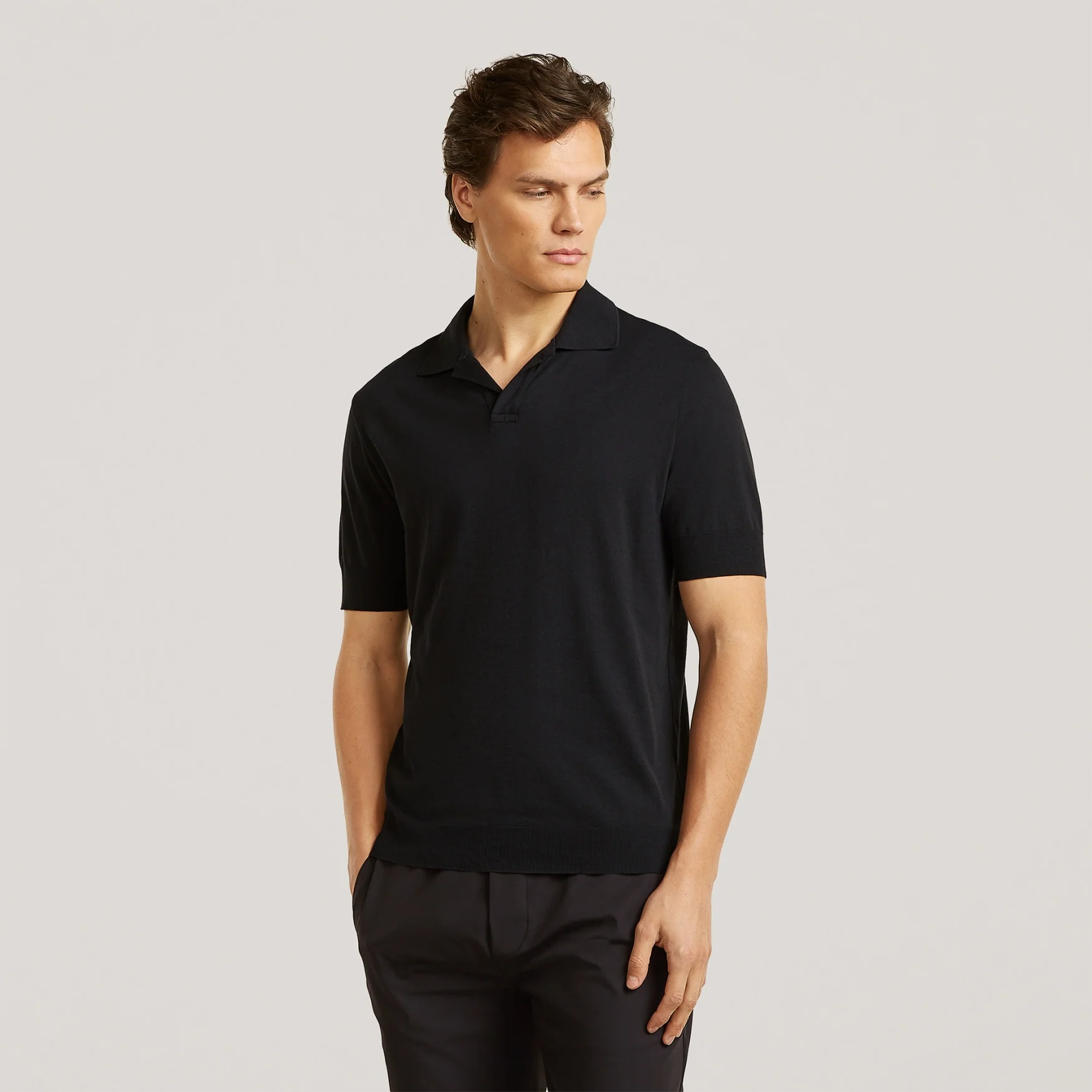 DALEY Jersey | Pure Black - Image 3