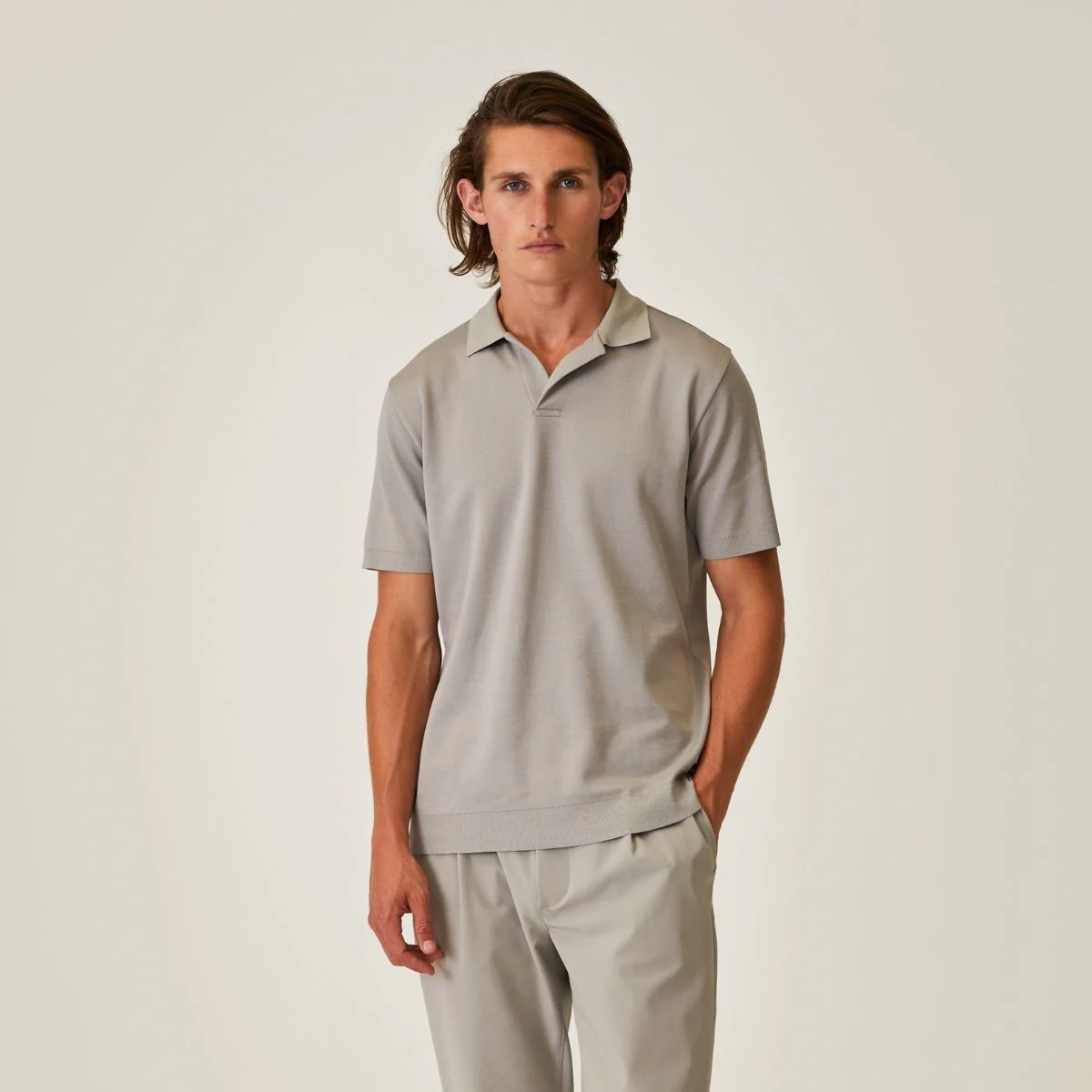 DALEY Pique | Stone Grey - Image 6