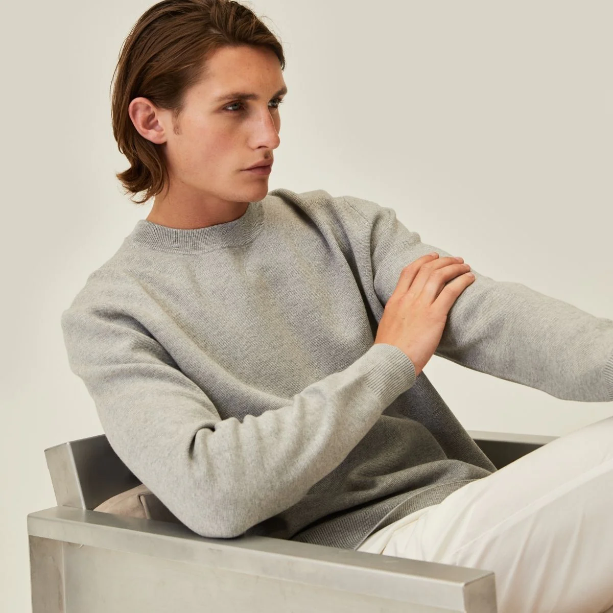 HAMPTON | Light Grey Melange - Image 6