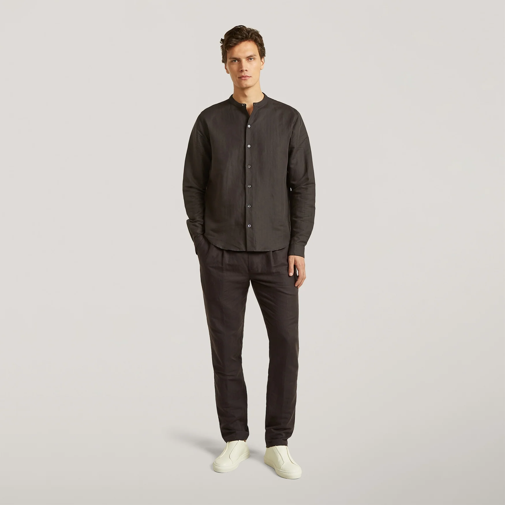 HUNTER Linen | Dark Brown - Image 6