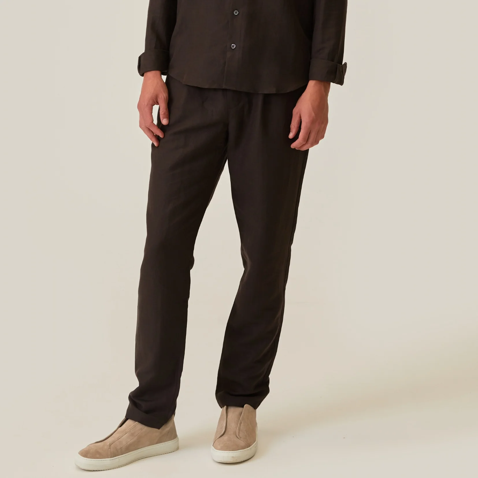 HUNTER Linen | Dark Brown - Image 7