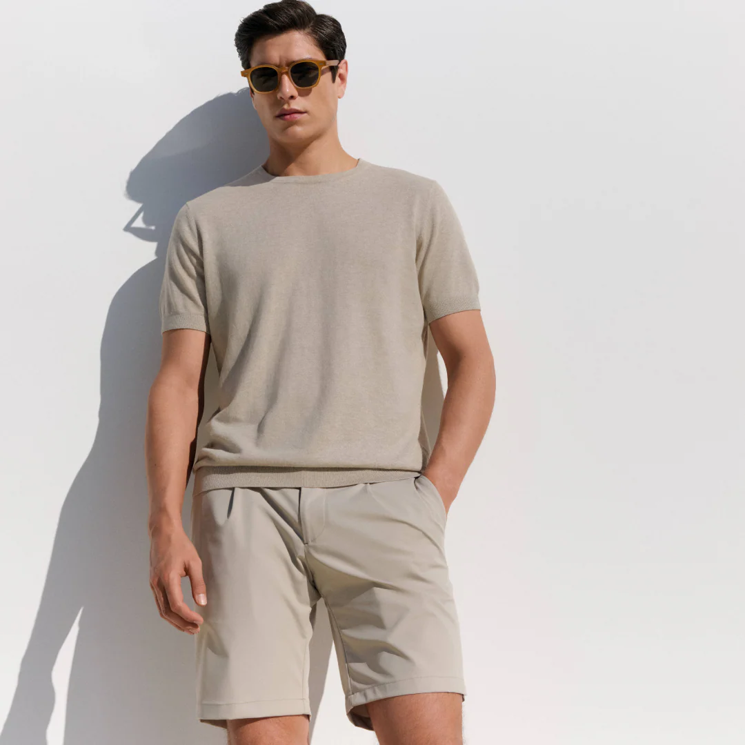 MILES Linen | Dark Stone Beige Melange - Image 3